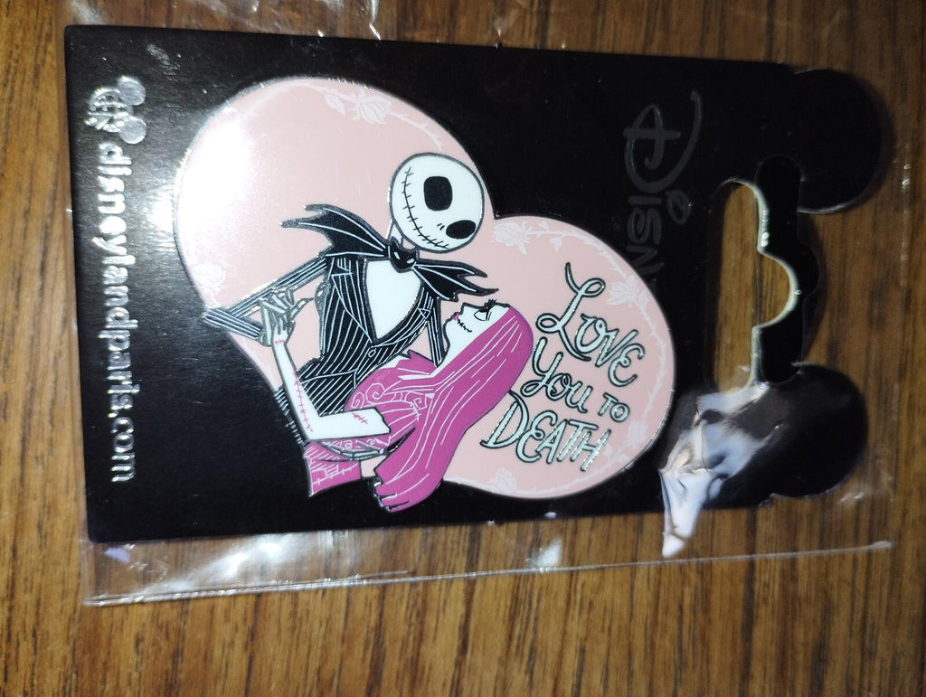 Jack Sally in Heart Valentine Disney Land Paris Dlp Dlrp 2023 Pin
