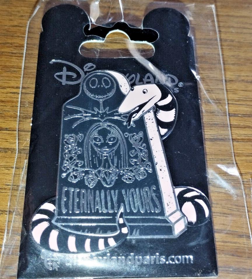 Jack Sally Tombstone Eternally Yours Valentine Disney Land Paris Dlp 2023 Pin