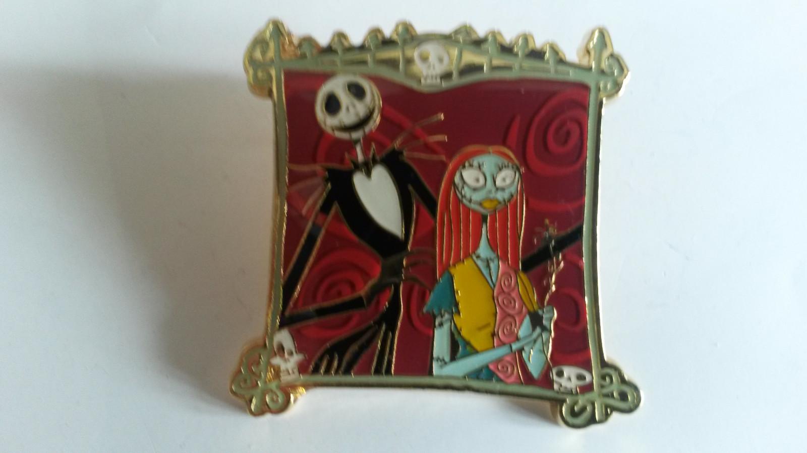 Jack Skellington and Sally Cast Lanyard Series 3 Disney Land Paris Dlrp Dlp pin