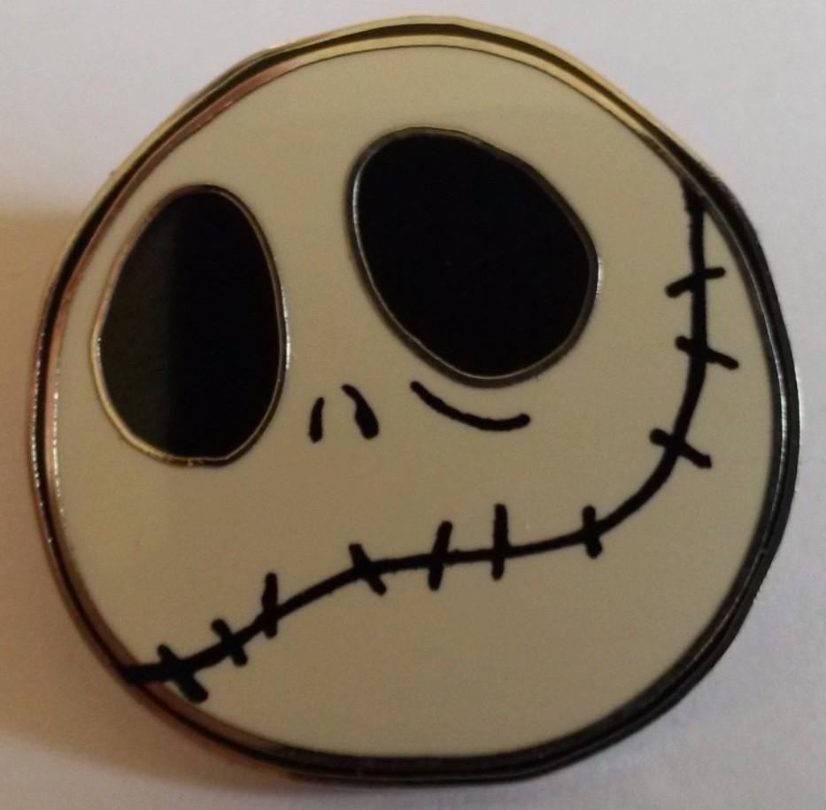 Jack Skellington Head 1 Nightmare christmas Disney Land Paris Dlrp Dlp 2006 Pin