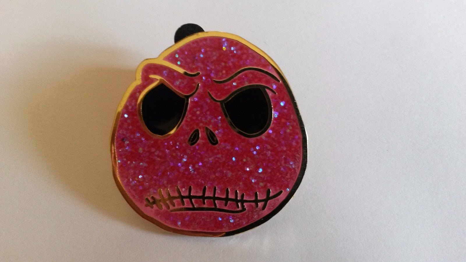 Jack Skellington Head Apathic Red Nightmare christmas Disney Paris Dlp Dlrp pin