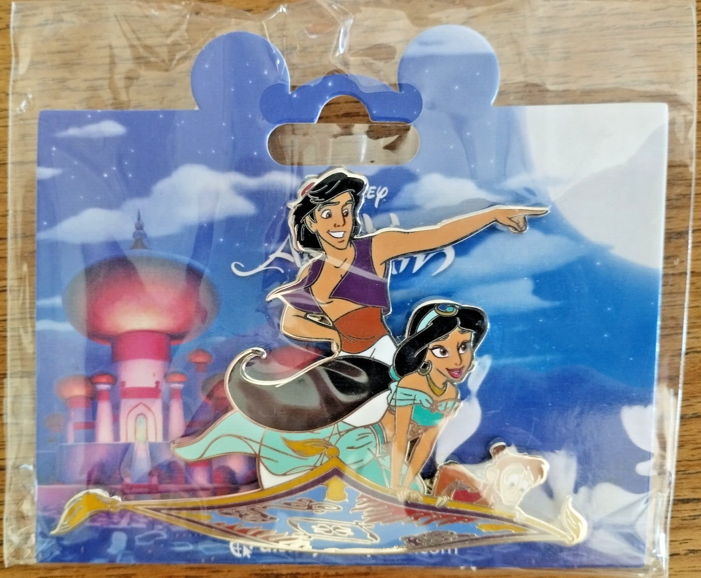 Jasmine Abu Aladdin Flying Carpet Disney Land Paris Dlp April 2023 Jumbo Pin