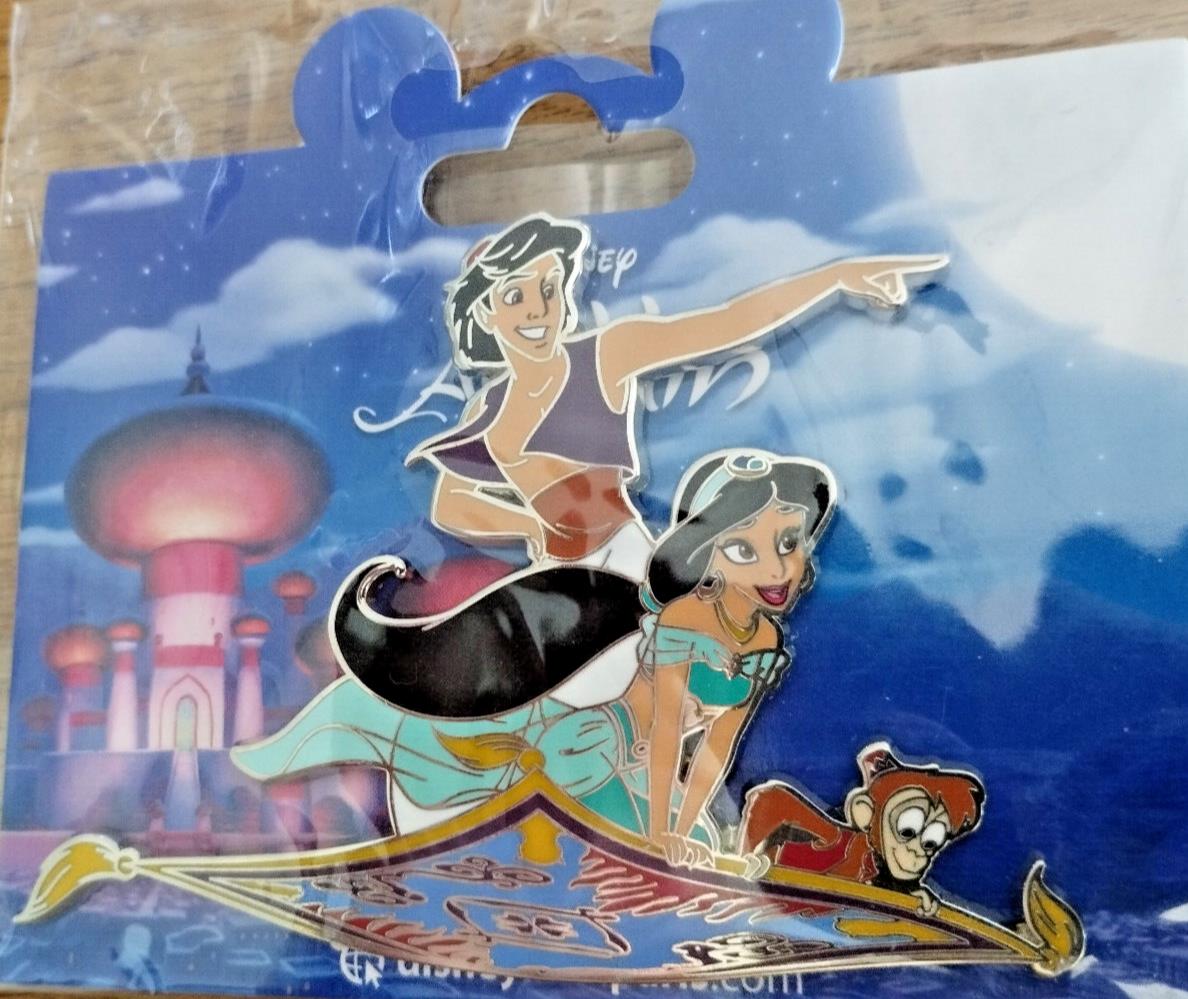Jasmine Abu Aladdin Flying Carpet Disney Land Paris Dlp April 2023 Jumbo Pin