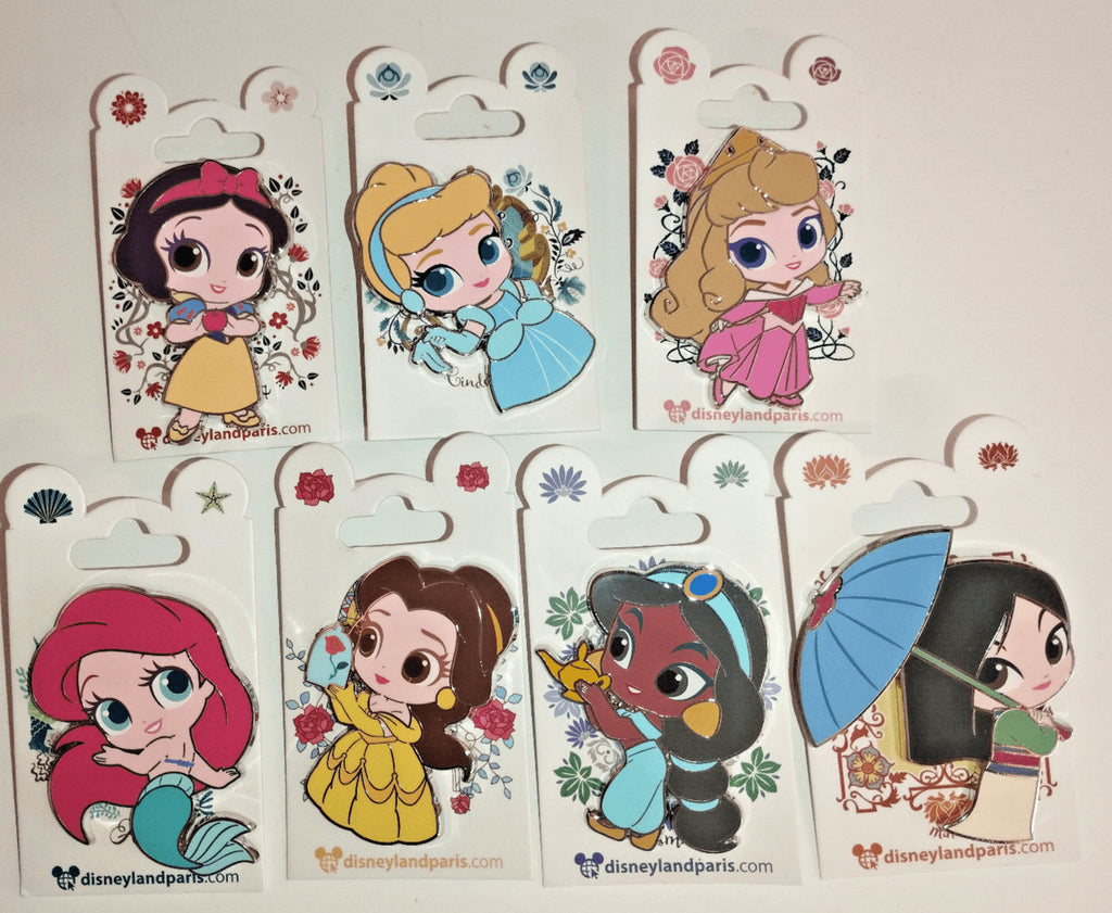Jasmine Chibi Lovely Princess Disney Land Paris Dlp July 2023 Pin