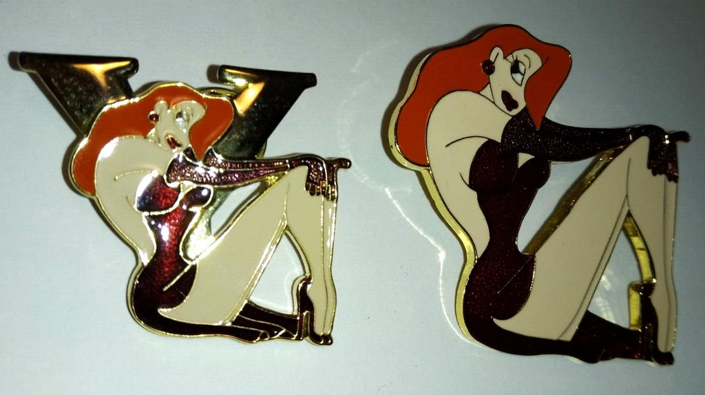 Jessica Rabbit Glamour Who Framed Roger Rabbit Glitter 2 pins Fantasy pin