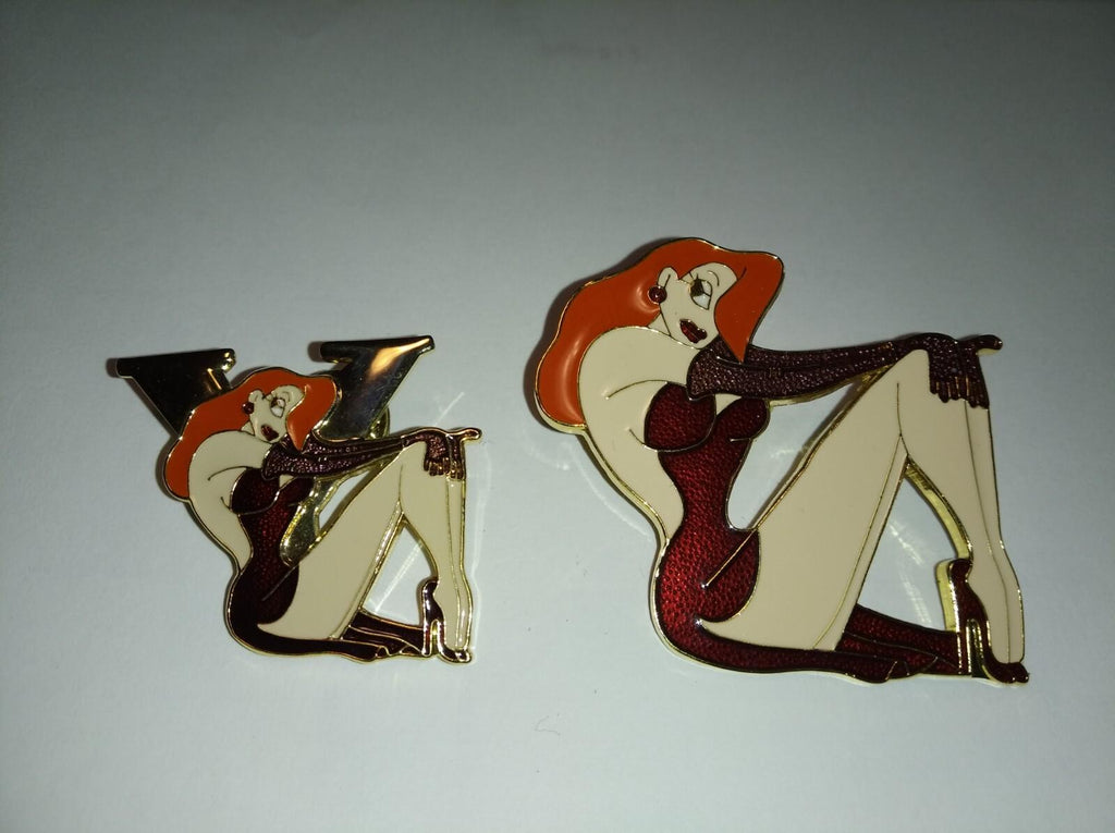 Jessica Rabbit Glamour Who Framed Roger Rabbit Glitter 2 pins Fantasy pin