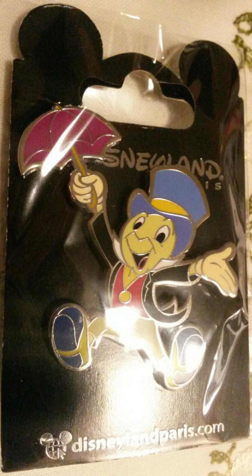 Jiminy Cricket Umbrella (Pinocchio) Disney Land Paris Dlrp Dlp August 2019 pin