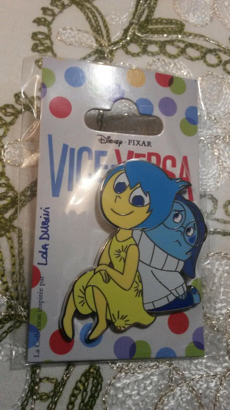 Joy & Sadness Lola Dubini Inside Out Series Disney Paris Dlrp Dlp 2018 New pin