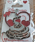 Kaa snake in Heart Valentine Series Disney Land Paris Dlp Dlrp 2023 Glitter Pin