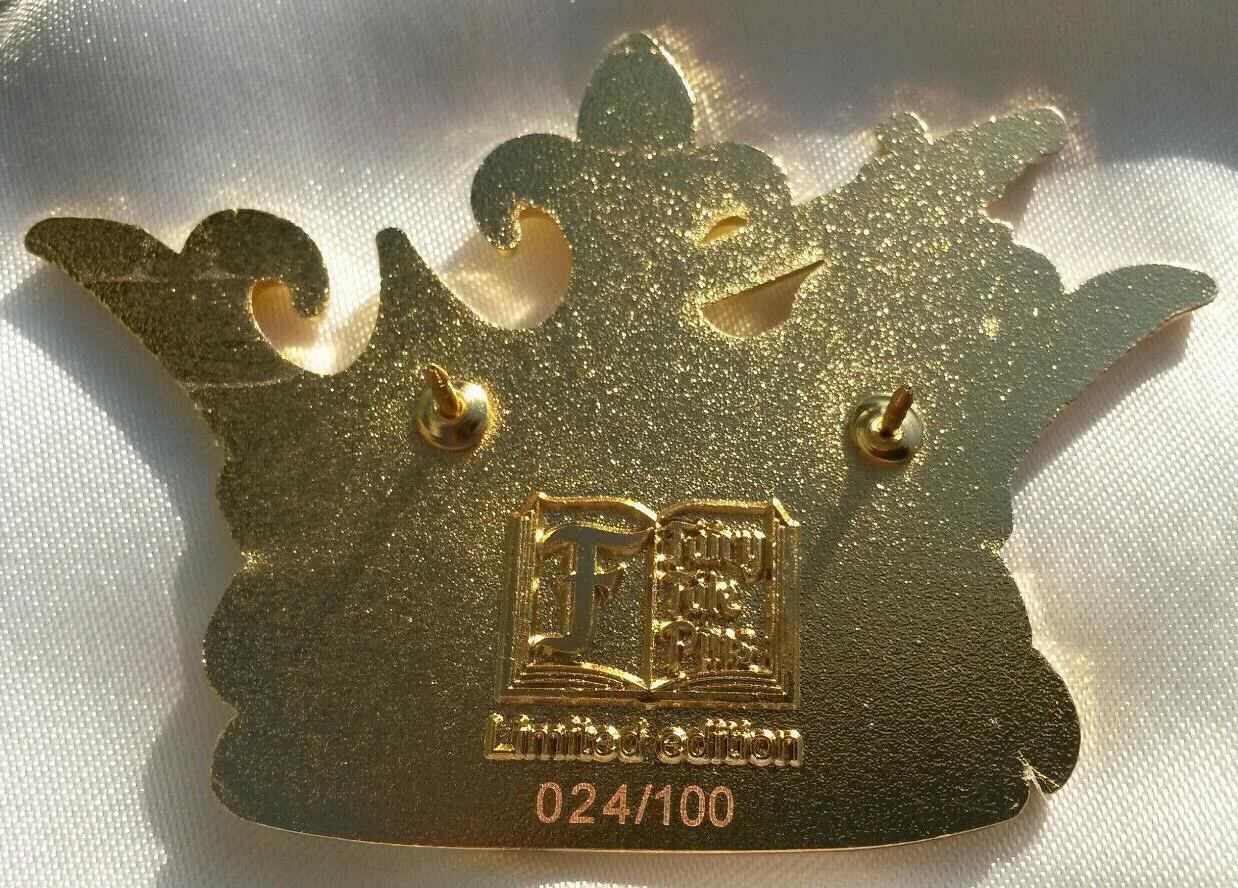 King Arthur Sword in a Stone LE100 Glitter Pin fairy - tale - pins Glitter Pin