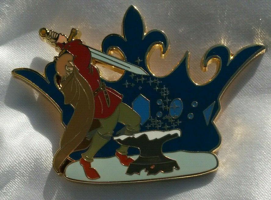 King Arthur Sword in a Stone LE60 Pin fairy - tale - pins Pin