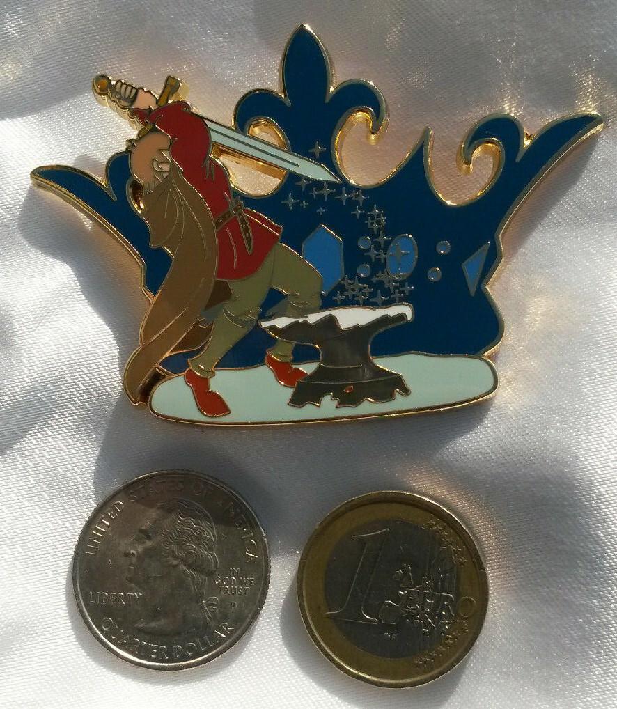 King Arthur Sword in a Stone LE60 Pin fairy - tale - pins Pin