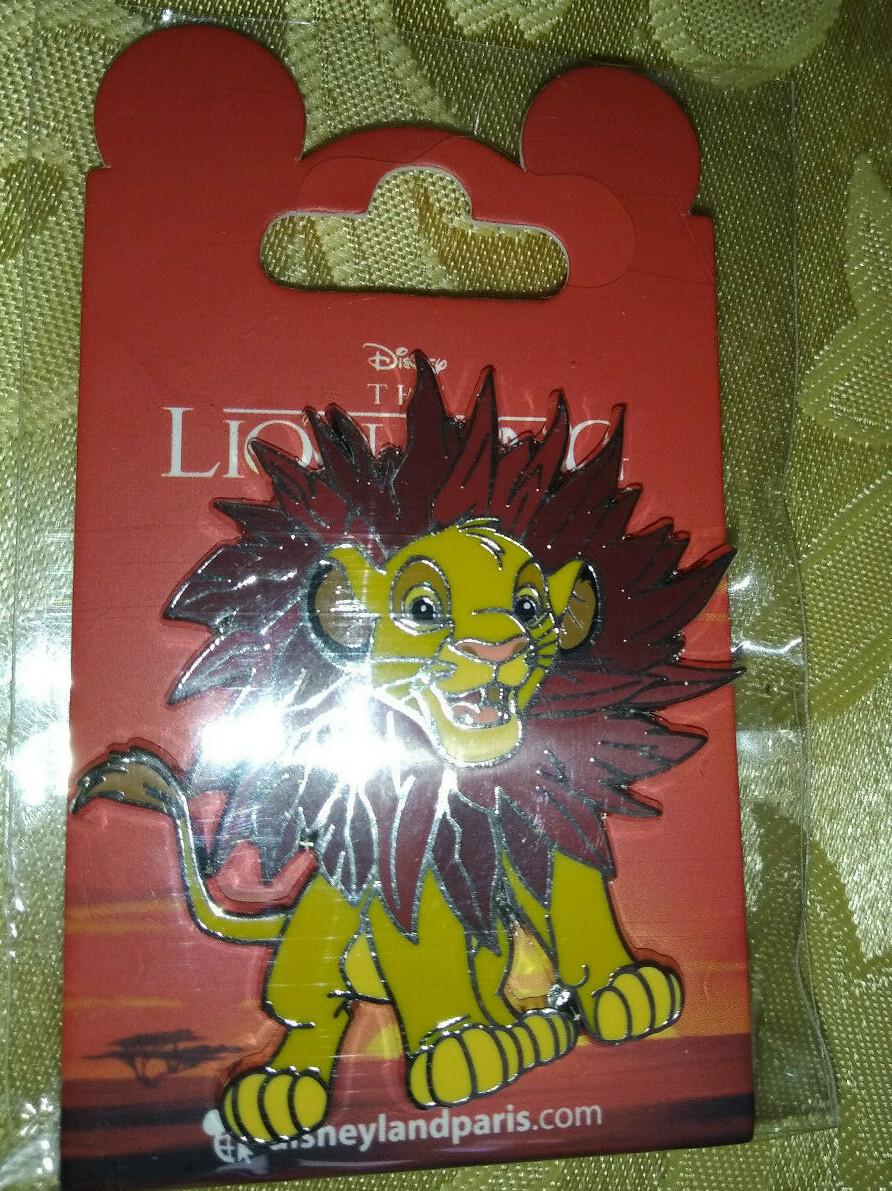 King Simba Red Sunburst Collar Leaves Lion King Disney L Paris Dlrp Dlp 2022 Pin