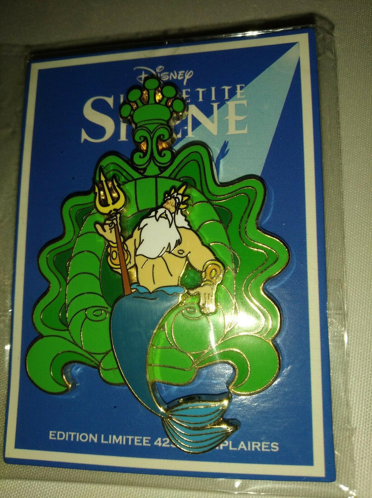 King Triton La Petite Sirene Mermaid Disney Land Paris LE 425 Dlrp Dlp 2021 Pin