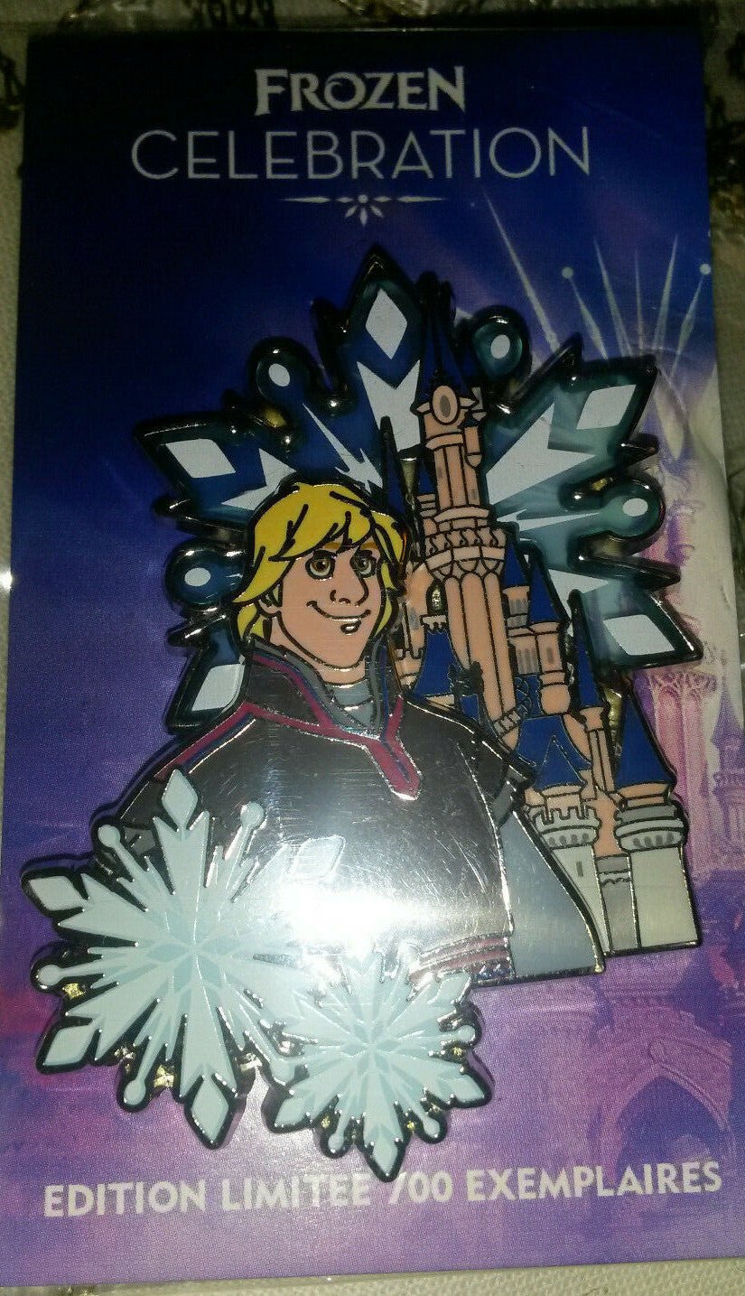 Kristoff Frozen 2 Snow flakes Castle LE 700 Disney Land Paris Dlrp Dlp 2020 Pin