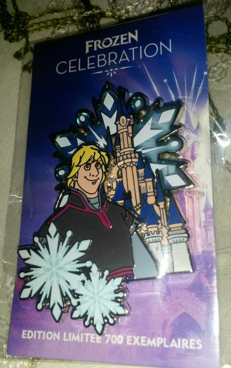 Kristoff Frozen 2 Snow flakes Castle LE 700 Disney Land Paris Dlrp Dlp 2020 Pin