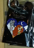 Lady and the Tramp in starry Heart Disney Land Paris Dlrp Dlp Pin
