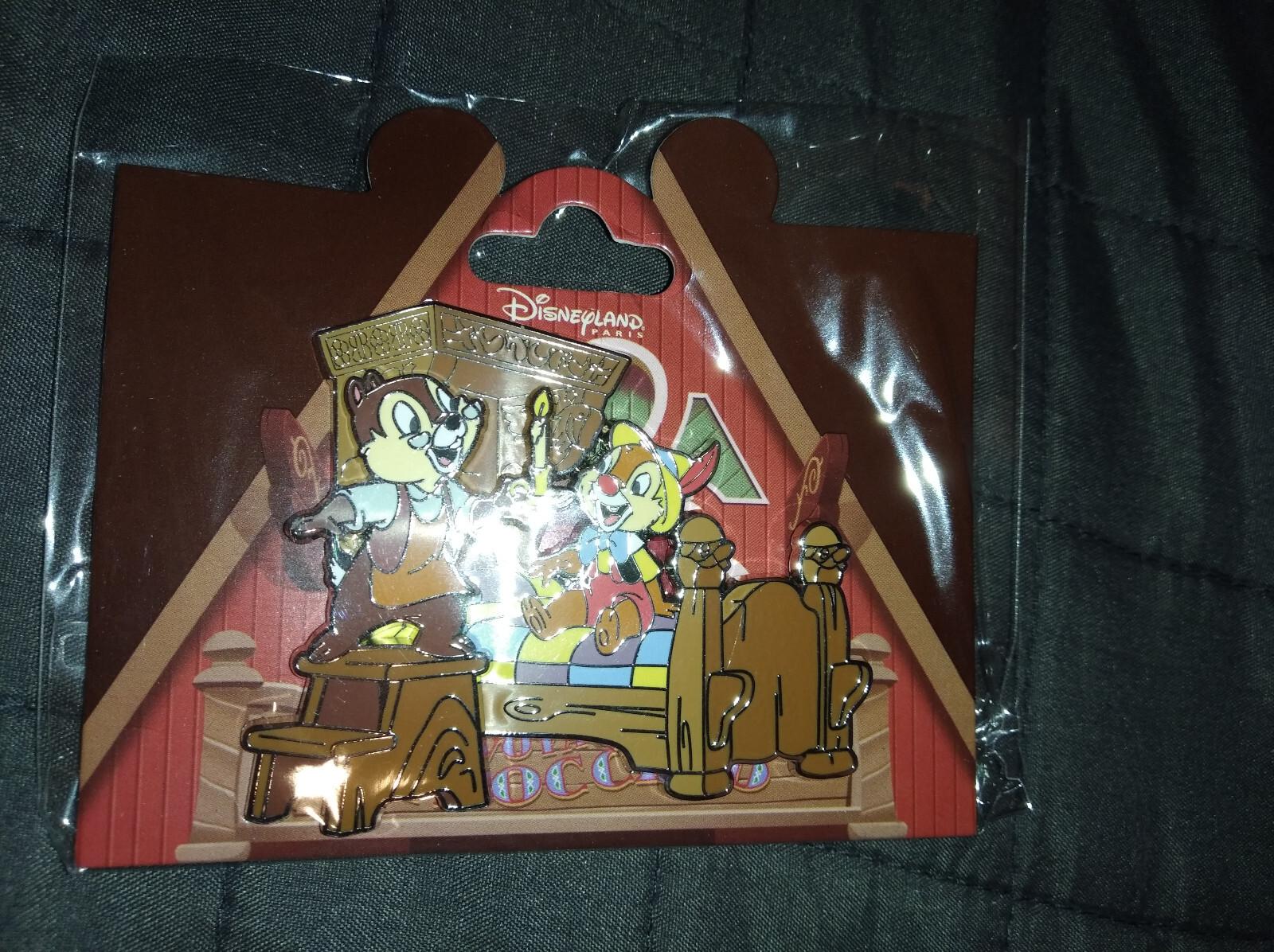 Le Voyage De Pinocchio Attraction Chip Geppetto Dale Disney Paris Dlp 2022 Pin
