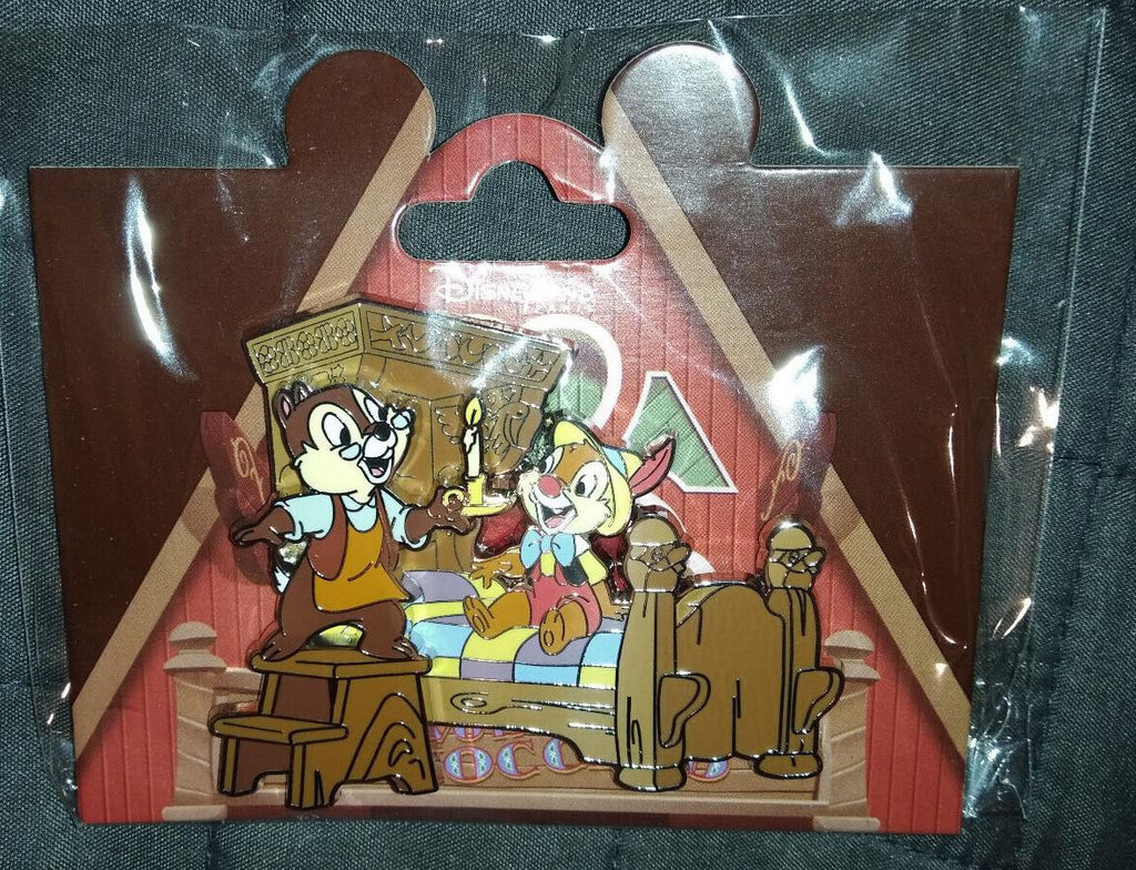 Le Voyage De Pinocchio Attraction Chip Geppetto Dale Disney Paris Dlp 2022 Pin