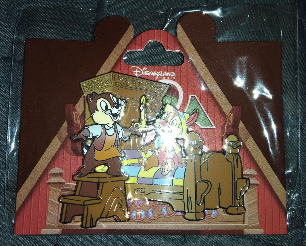 Le Voyage De Pinocchio Attraction Chip Geppetto Dale Disney Paris Dlp 2022 Pin