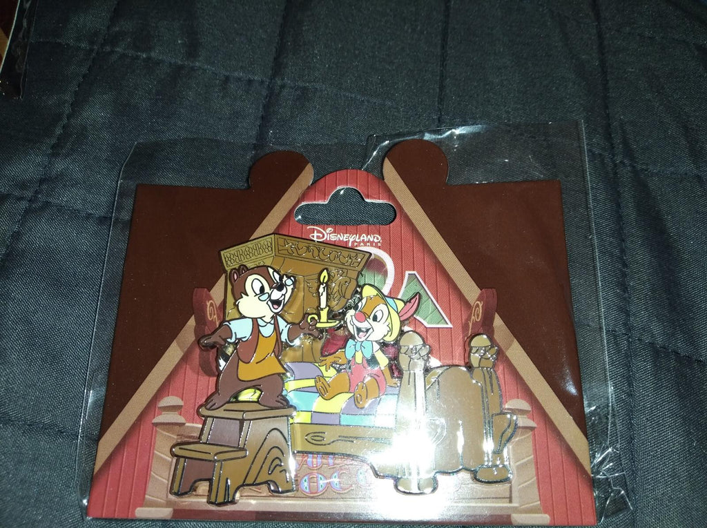 Le Voyage De Pinocchio Attraction Chip Geppetto Dale Disney Paris Dlp 2022 Pin