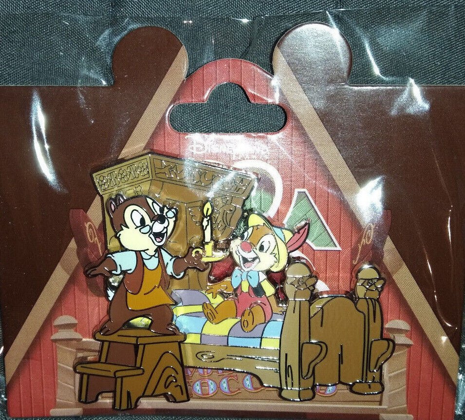 Le Voyage De Pinocchio Attraction Chip Geppetto Dale Disney Paris Dlp 2022 Pin