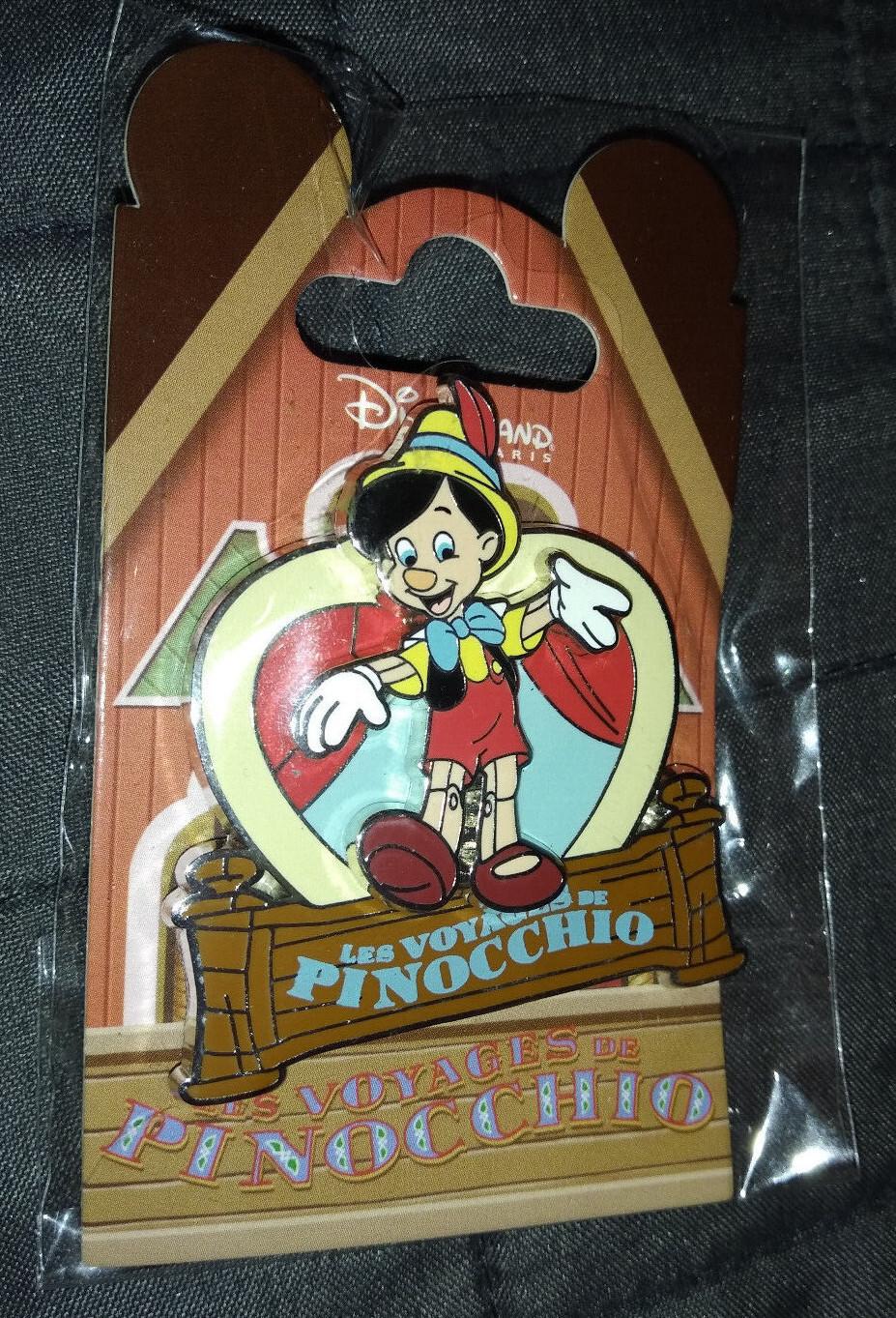 Le Voyage De Pinocchio Attraction Figar 5 Pin Full Set Disney Paris Dlp 2022 Pin