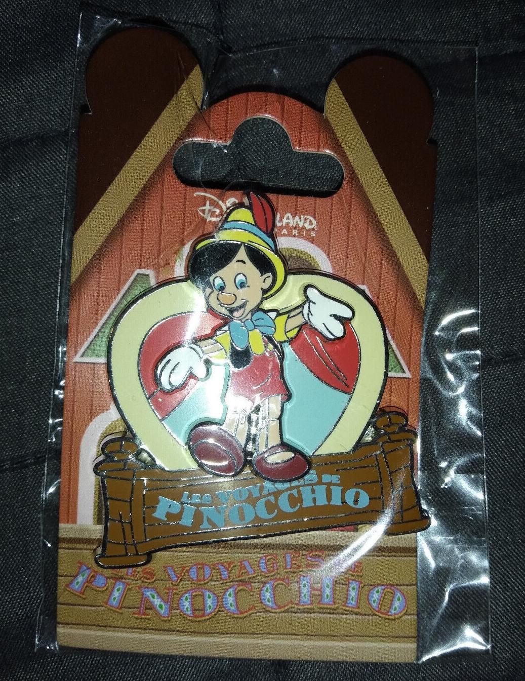 Le Voyage De Pinocchio Attraction Figar 5 Pin Full Set Disney Paris Dlp 2022 Pin