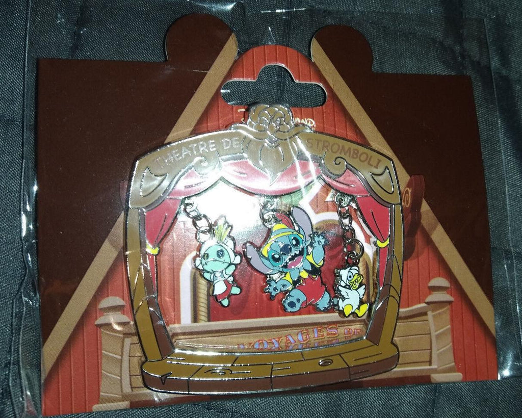 Le Voyage De Pinocchio Attraction Figar 5 Pin Full Set Disney Paris Dlp 2022 Pin