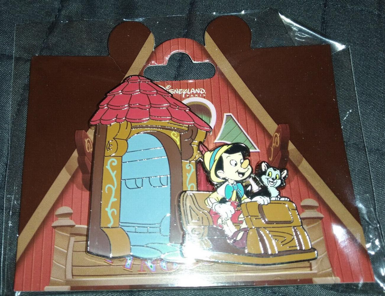 Le Voyage De Pinocchio Attraction Figar 5 Pin Full Set Disney Paris Dlp 2022 Pin