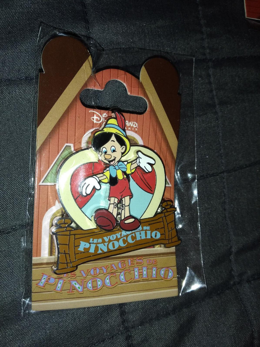 Le Voyage De Pinocchio Attraction Logo Disney Land Paris Dlp 2022 Pin