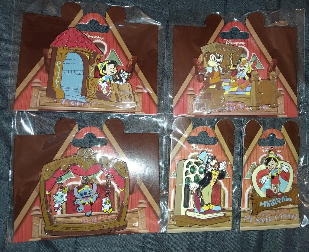 Le Voyage De Pinocchio Attraction Logo Disney Land Paris Dlp 2022 Pin