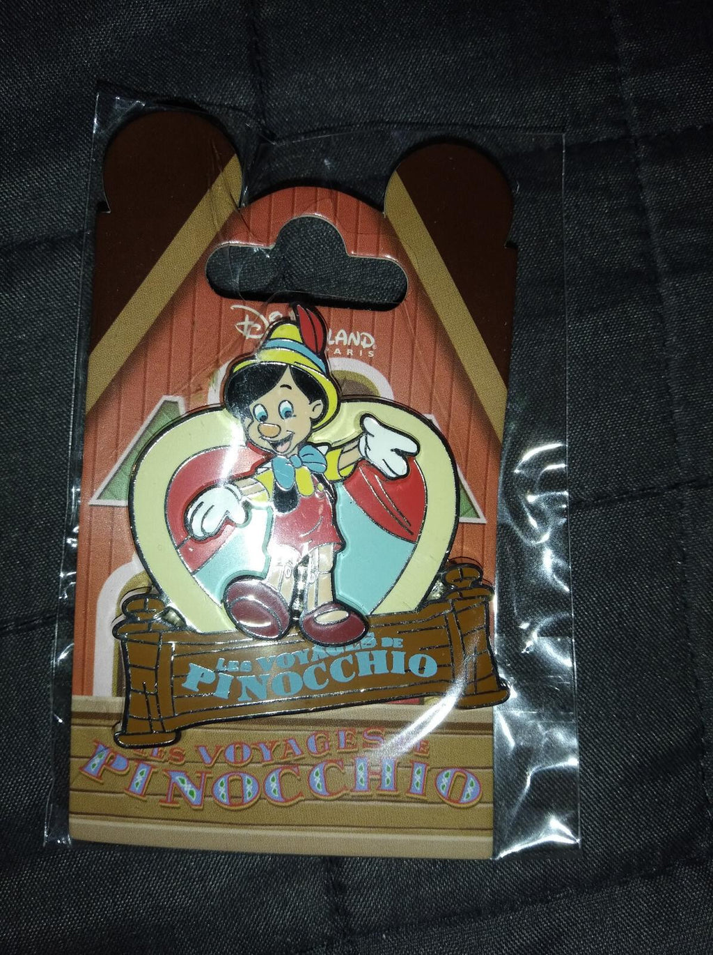 Le Voyage De Pinocchio Attraction Logo Disney Land Paris Dlp 2022 Pin