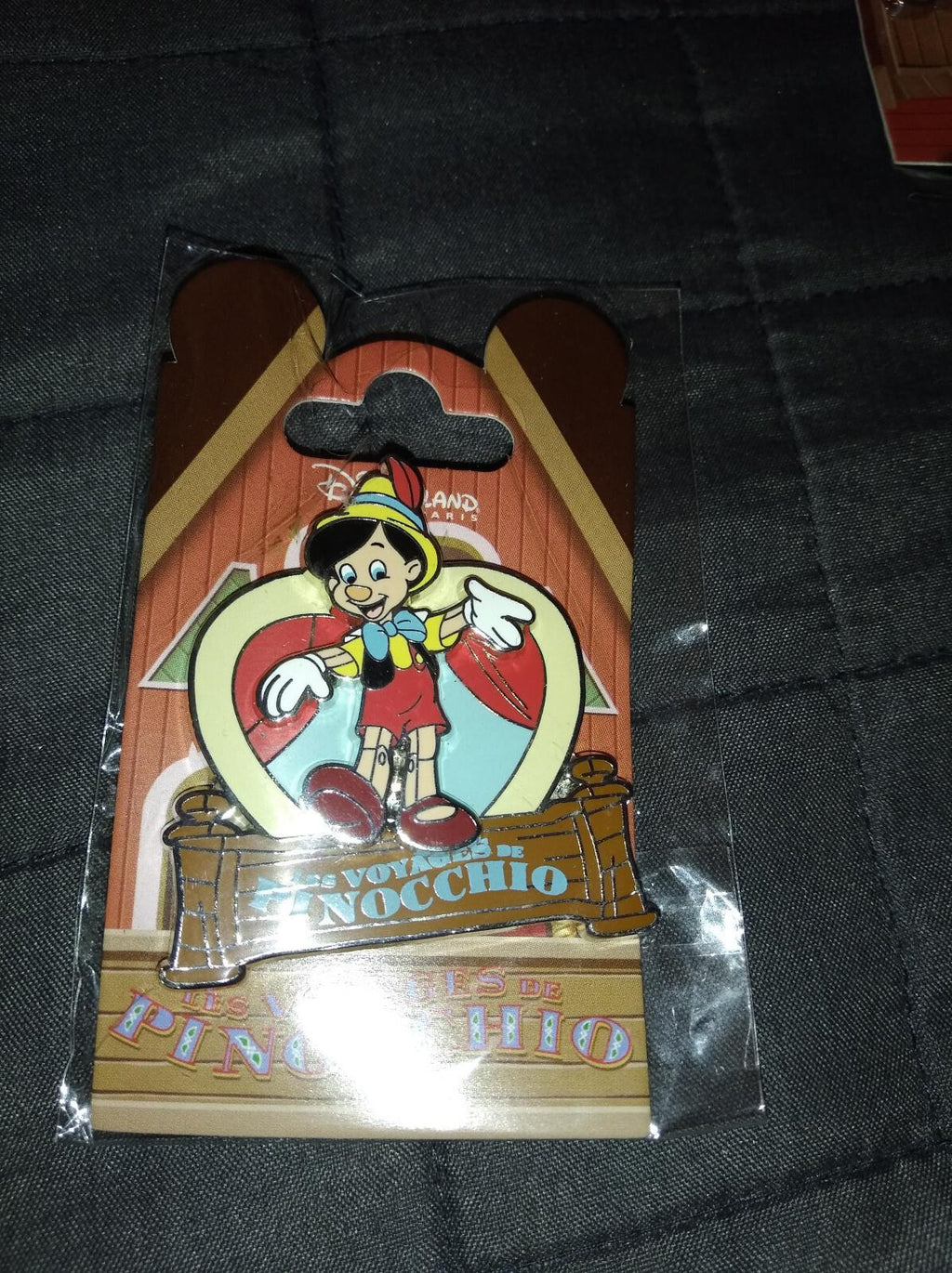 Le Voyage De Pinocchio Attraction Logo Disney Land Paris Dlp 2022 Pin