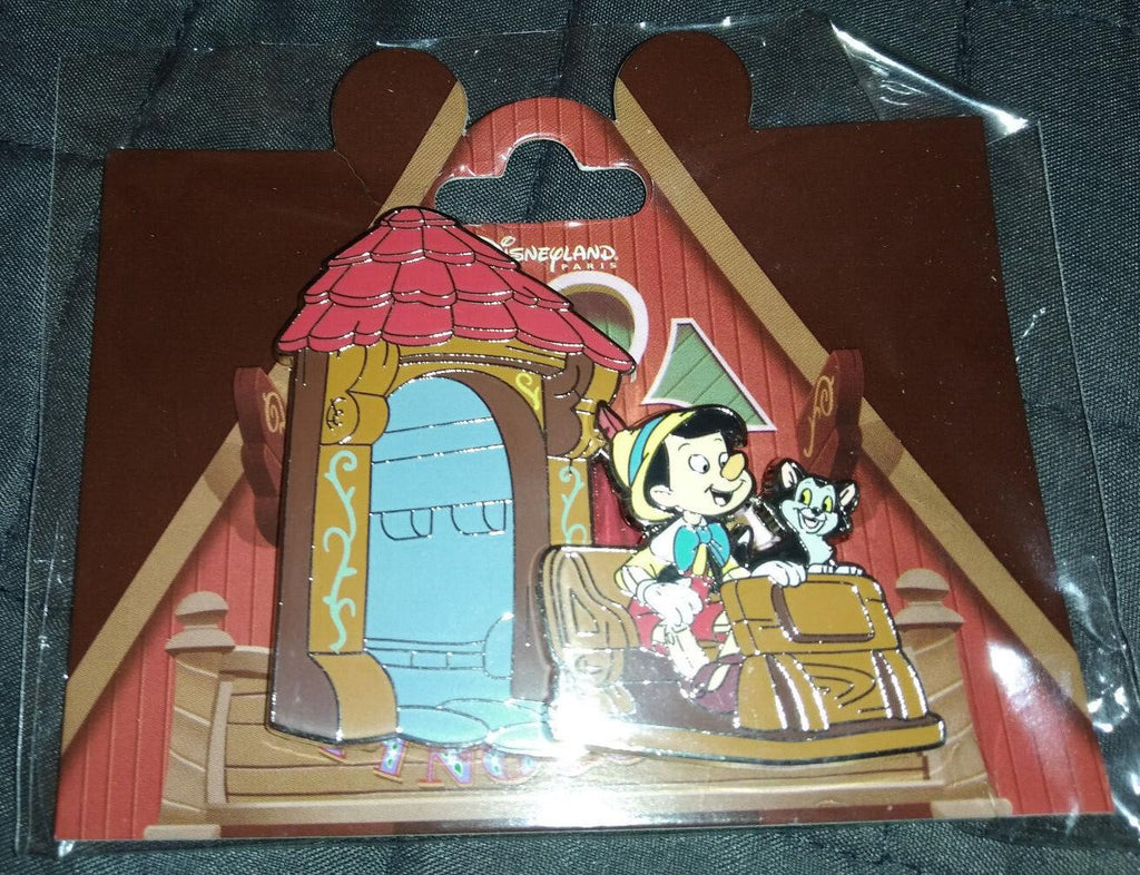 Le Voyage De Pinocchio Attraction Pino Figaro in Wagon Disney Paris Dlp 2022 Pin