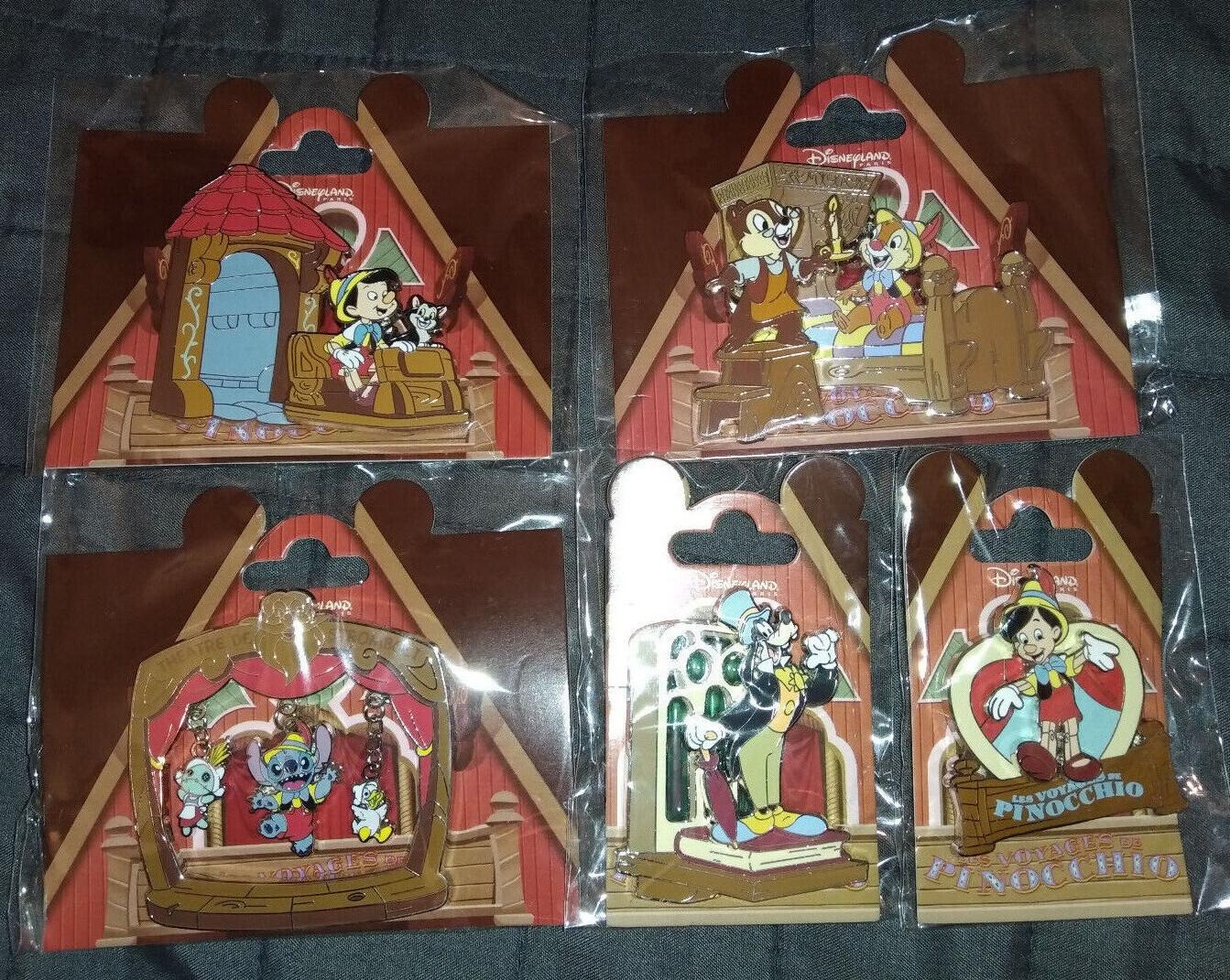 Le Voyage De Pinocchio Attraction Pino Figaro in Wagon Disney Paris Dlp 2022 Pin
