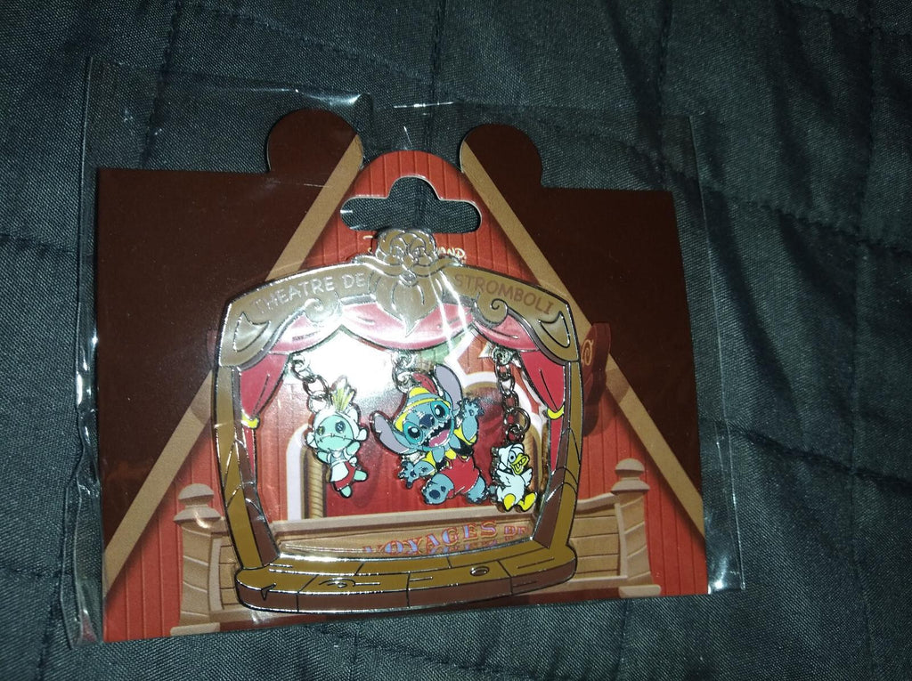 Le Voyage De Pinocchio Attraction Stitch Disney Paris Dlp 2022 Dangle Pin