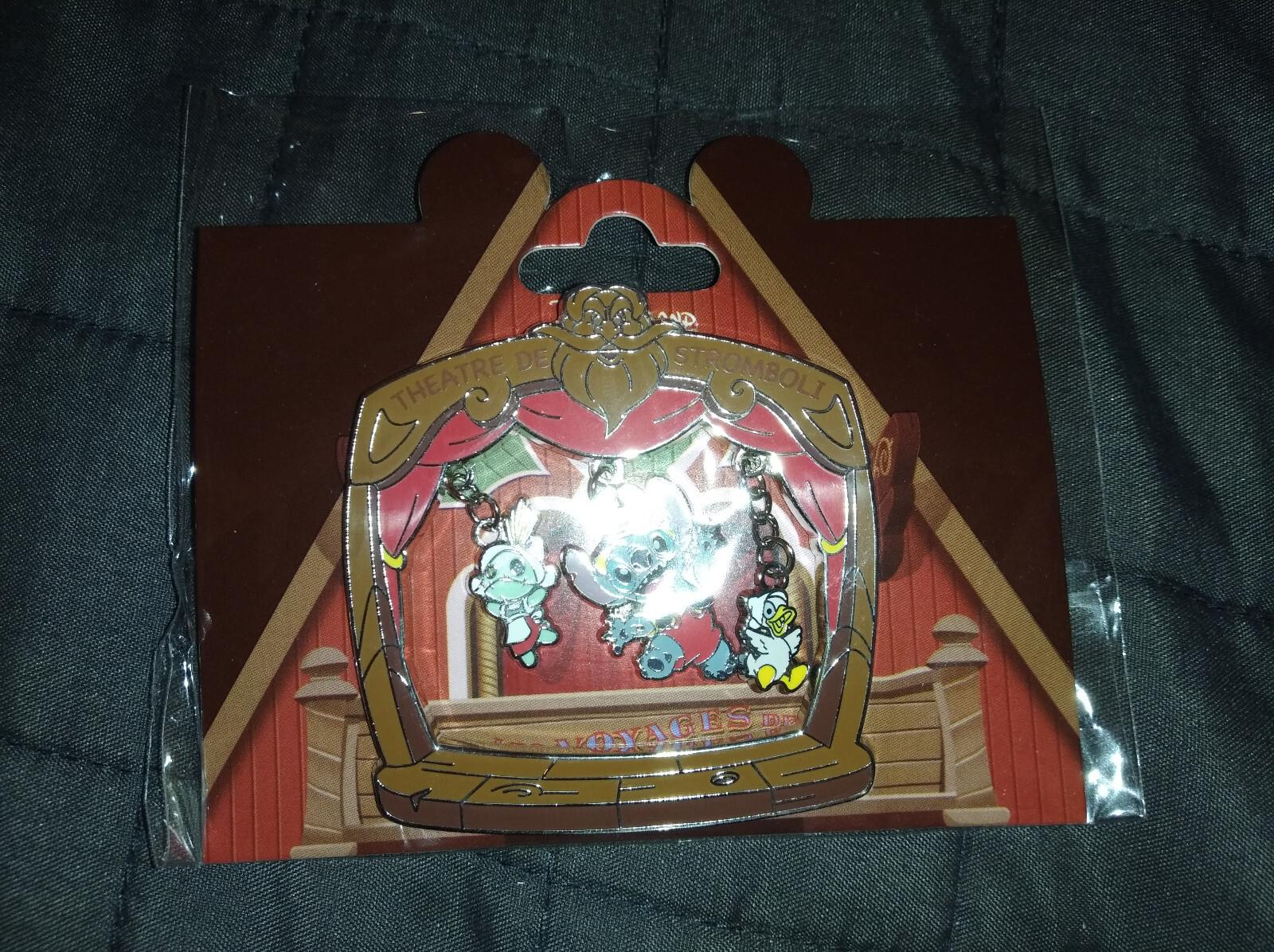Le Voyage De Pinocchio Attraction Stitch Disney Paris Dlp 2022 Dangle Pin