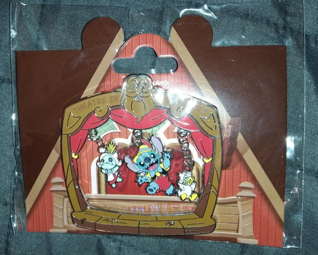 Le Voyage De Pinocchio Attraction Stitch Disney Paris Dlp 2022 Dangle Pin