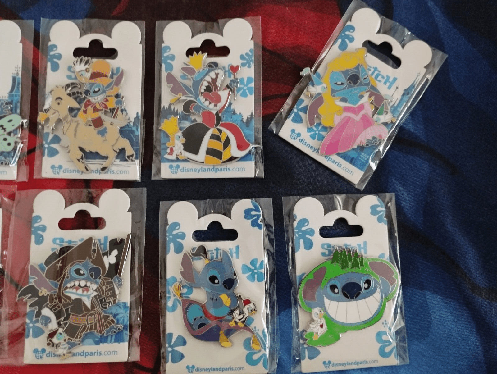 Lilo and Stitch Duckling Attraction Set 2022/2023 Dlp Disney Land Paris 10 Pins