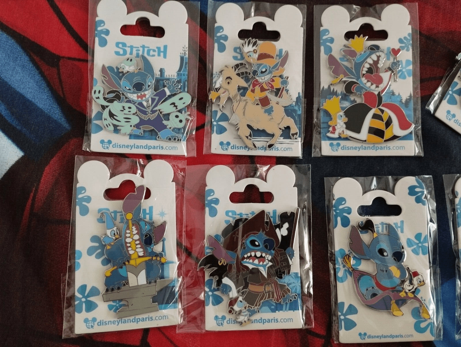 Lilo and Stitch Duckling Attraction Set 2022/2023 Dlp Disney Land Paris 10 Pins