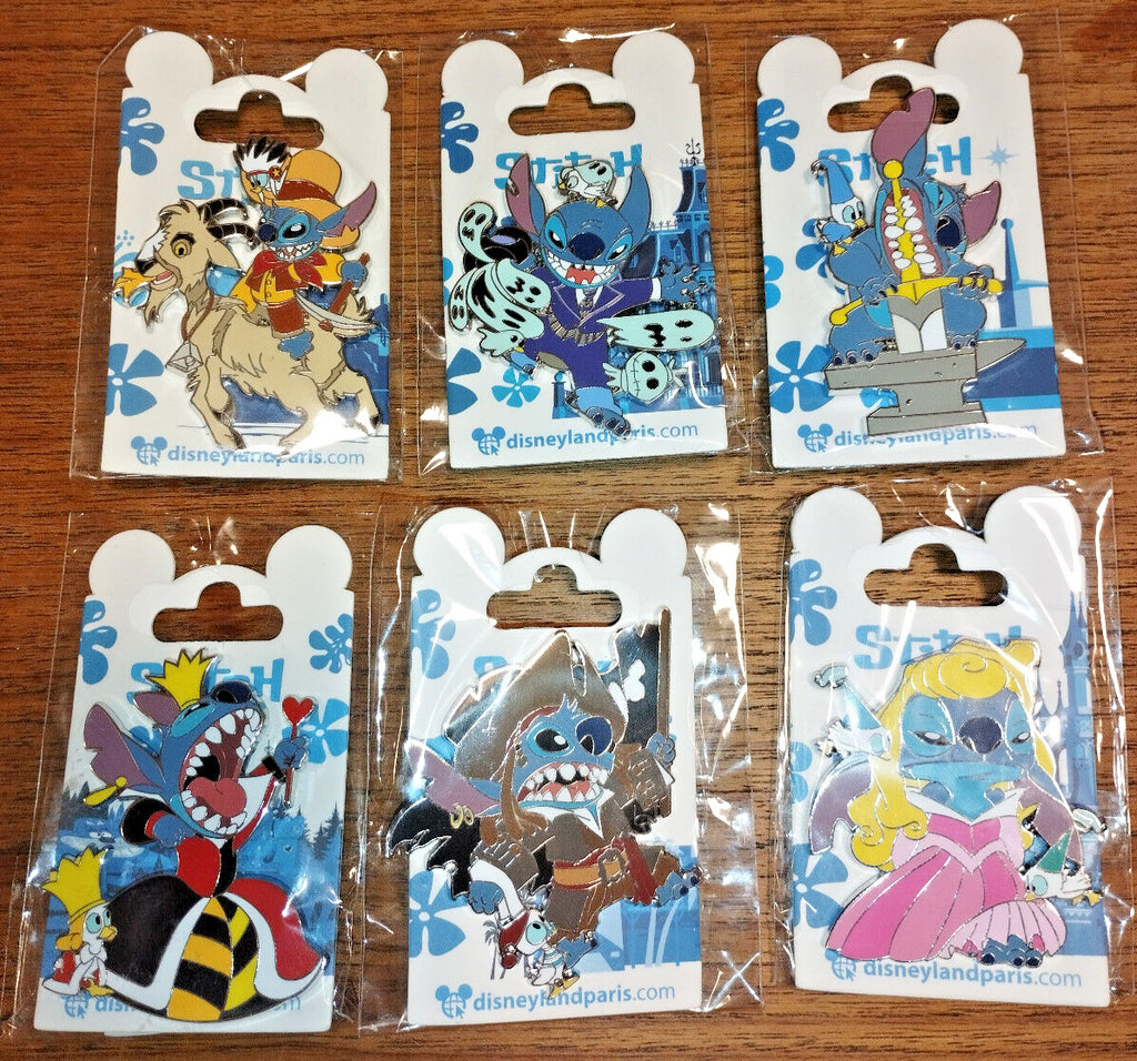 Lilo and Stitch Duckling in disguise Dlp 2022 Disney Land Paris 6 Pins