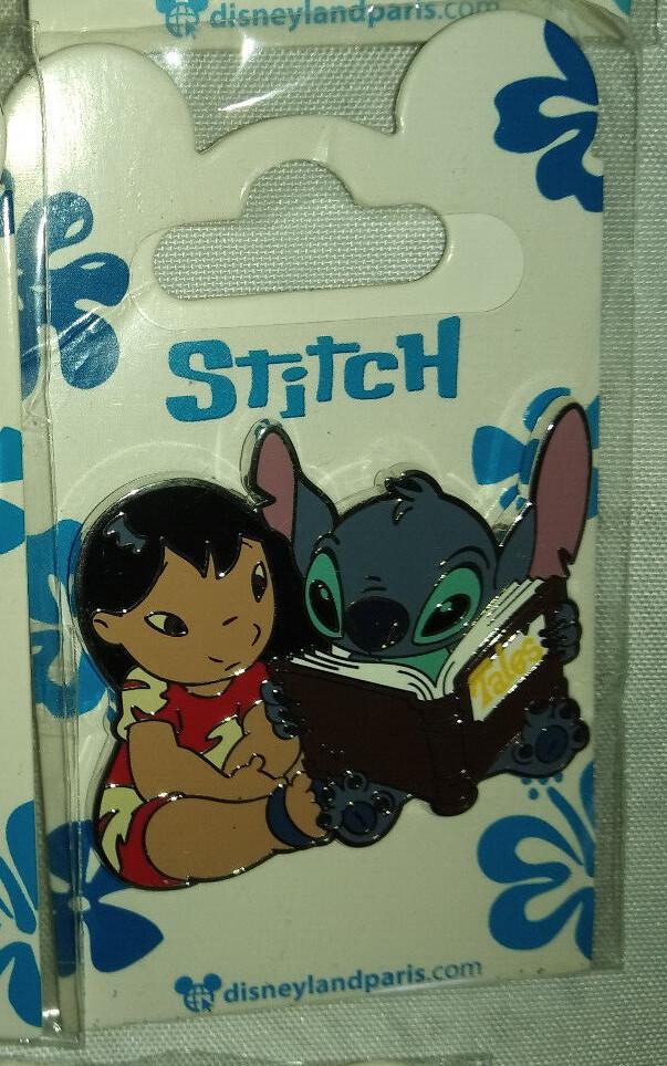 Lilo and Stitch Reading book Disney Paris Dlrp Dlp 2019 January pin