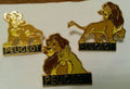 Lion King Simba Nala Peugeot Sponsor 3 Pins Set Sedesma European Disney
