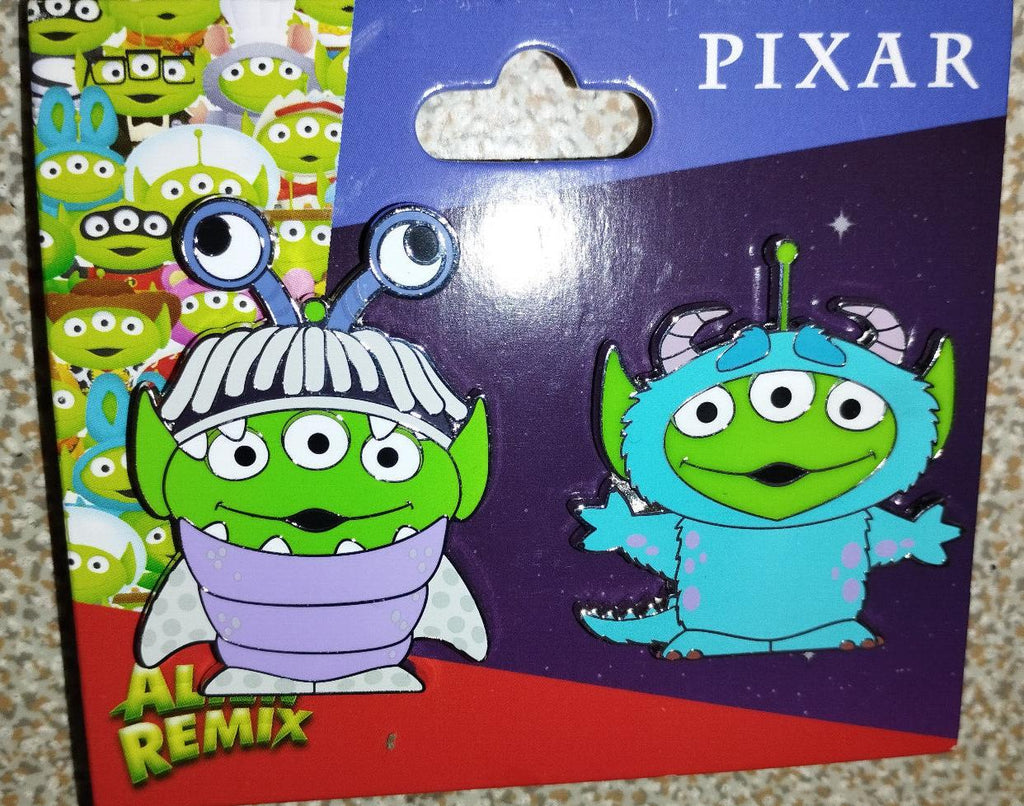 Little Green Men as Boo and Sulley LGM Aliens Monsters Inc. Disney Paris Dlp Pin