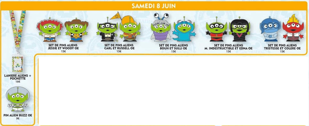 Little Green Men as Jessie and Woody LGM Aliens Pixar Disney Paris Dlp Pin