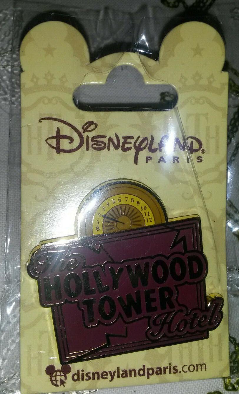 Logo Hollywood Tower Hotel Series Disney Land Paris Dlrp Dlp February 2020 pin
