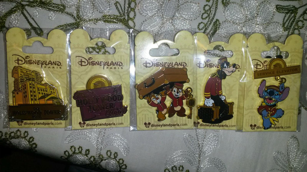 Logo Hollywood Tower Hotel Series Disney Land Paris Dlrp Dlp February 2020 pin