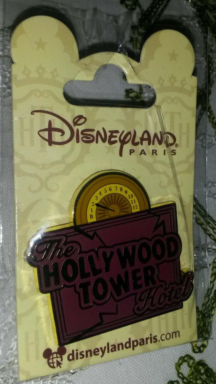 Logo Hollywood Tower Hotel Series Disney Land Paris Dlrp Dlp February 2020 pin