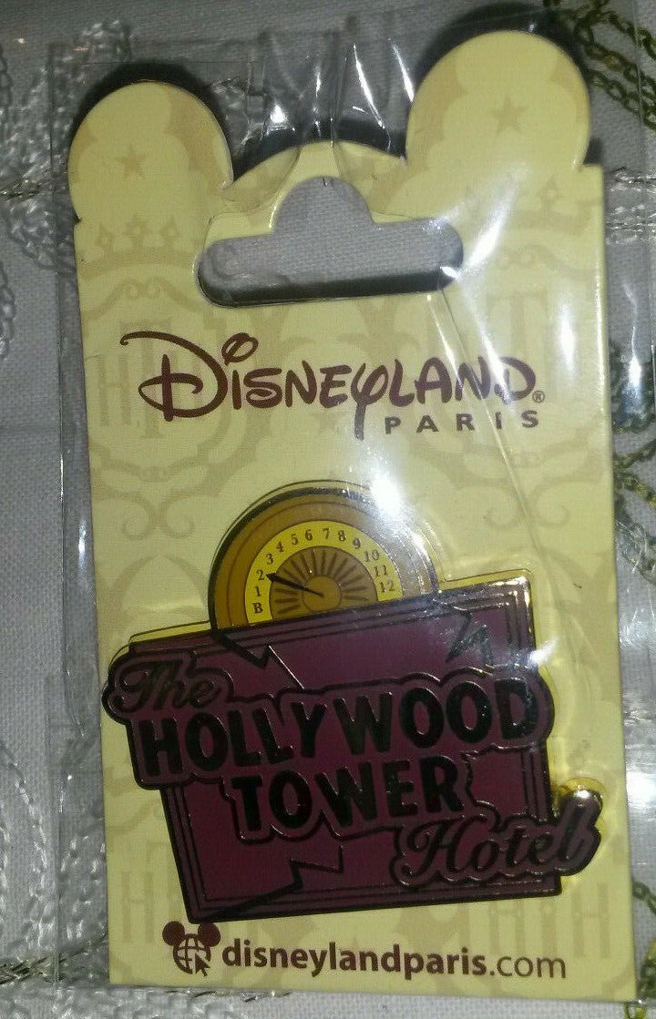 Logo Hollywood Tower Hotel Series Disney Land Paris Dlrp Dlp February 2020 pin